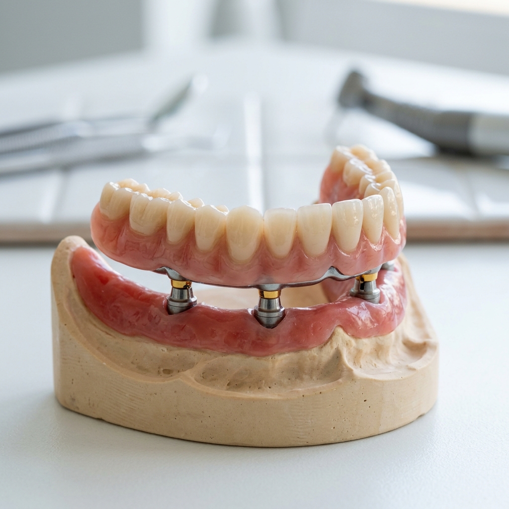 Implant-supported dentures
