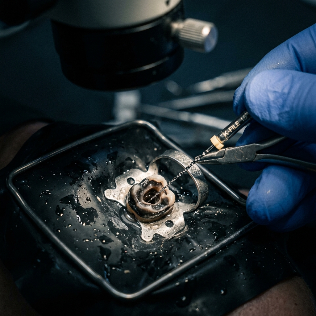 Root canal treatment procedure